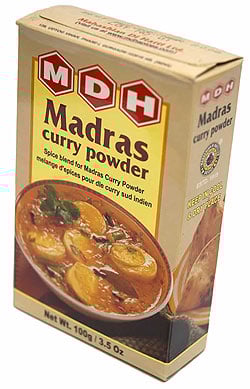【6個セット】マドラスカレー パウダー  スパイス ミックス - 100ｇ 小サイズ 【MDH】　 - サブ4