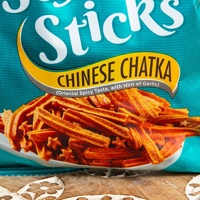 【6個セット】マサラ ソイ スティック チャイニーズ チャトカ 味 - Soya Sticks Chinese Chatka 180g 【Jobsons】 2 - マサラ ソイ スティック チャイニーズ チャトカ 味 - Soya Sticks Chinese Chatka 180g 【Jobsons】(FD-SNK-183)の写真です