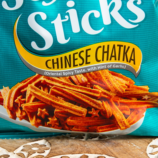 【6個セット】マサラ ソイ スティック チャイニーズ チャトカ 味 - Soya Sticks Chinese Chatka 180g 【Jobsons】 3 - インドでは、ナムキンと呼ばれるお菓子です。こちらはスパイス味。