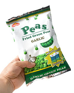 【6個セット】台湾スナック ガーリック・グリーンピース 100g 【盛香珍】 - サブ5