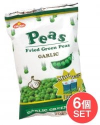 【6個セット】台湾スナック ガーリック・グリーンピース 100g 【盛香珍】(SET-FOOD-457)