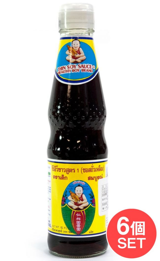 【6個セット】ソイビーンソース【healthy boy】[300g]の写真セット,ソイビーン,シーユーカオ