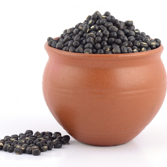 【5個セット】ブラックウラッド　ホール Urad Dal Whole【1kgパック】 3 - ウラド豆は黒緑豆、ウラッドダールとも呼ばれます