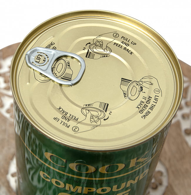 【5個セット・送料無料】コンパウンド ギー - Compound Ghee - 900g 4 - 開けやすいプルタブ式です