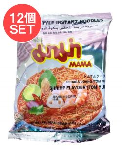 【12個セット】インスタントヌードル トムヤム エビ味 【MAMA】