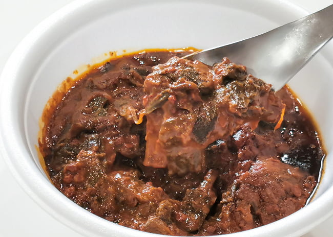 Bhindi Masala - オクラのカレー 10個セット[MTRカレー] 5 - 実際に中を開けてみました。