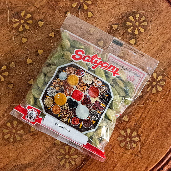 【250g】グリーンカルダモン ホール - Green Cardamom Whole[Viraki Bros] 3 - このようなパッケージです。