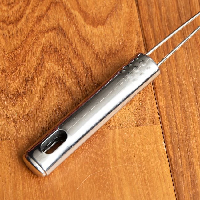 【10個セット】ベトナムの麺すくい（浅型）フォーやブンなどの湯切りに 5 - もち手の部分です。ステンレスなので清潔です。
