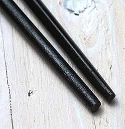  ベトナムからやってきた アジアの箸[ドラゴン柄・黒] - サブ3