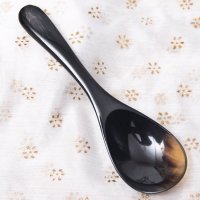 [大決算セール]水牛の角のスプーン[約15cm x 4.5cm]