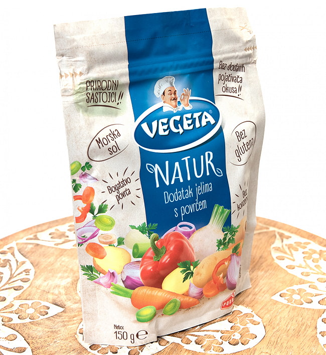 VEGETA クロアチア産 野菜ブイヨン - ベゲタ・ナチュール VEGETA NATUR - 150g 【PODRAVKA】 2 - 斜めから撮影しました