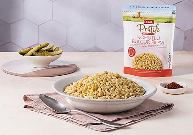 ドゥル　レトルト　ひよこ豆入りブルグルピラフ ‐ NOHUTLU BULGUR PILAVI 　1-2人前【DURU】 5 - メーカーより