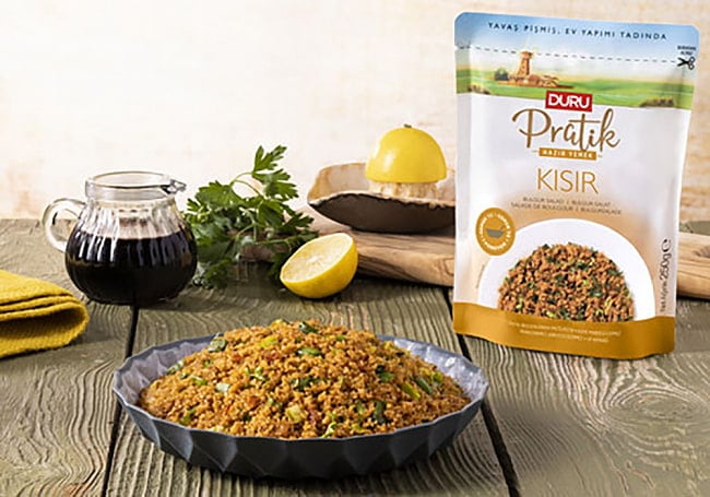 ドゥル　レトルト　ブルグルサラダ クスル‐ KISIR  1-2人前【DURU】 5 - 写真はメーカーより。中を開けた所です。