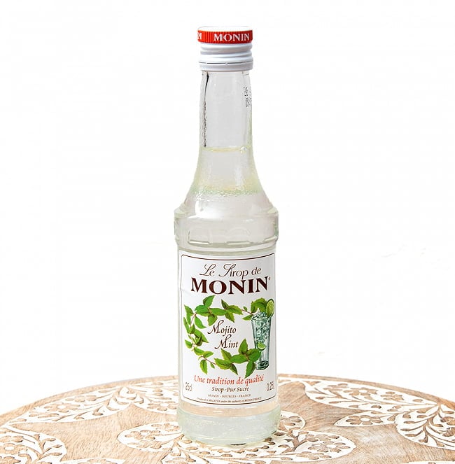 モヒート ミント シロップ - Mohit Mint 【MONIN】の写真1枚目です。瓶の全体写真ですフレーバー,シロップ,モナン,マレーシア,モヒート