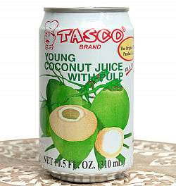 ココナッツジュース - YOUNG COCONUT JUICE WITH PULP[350ml](FD-INSCRY-292)