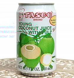ココナッツジュース - YOUNG COCONUT JUICE WITH PULP[350ml]