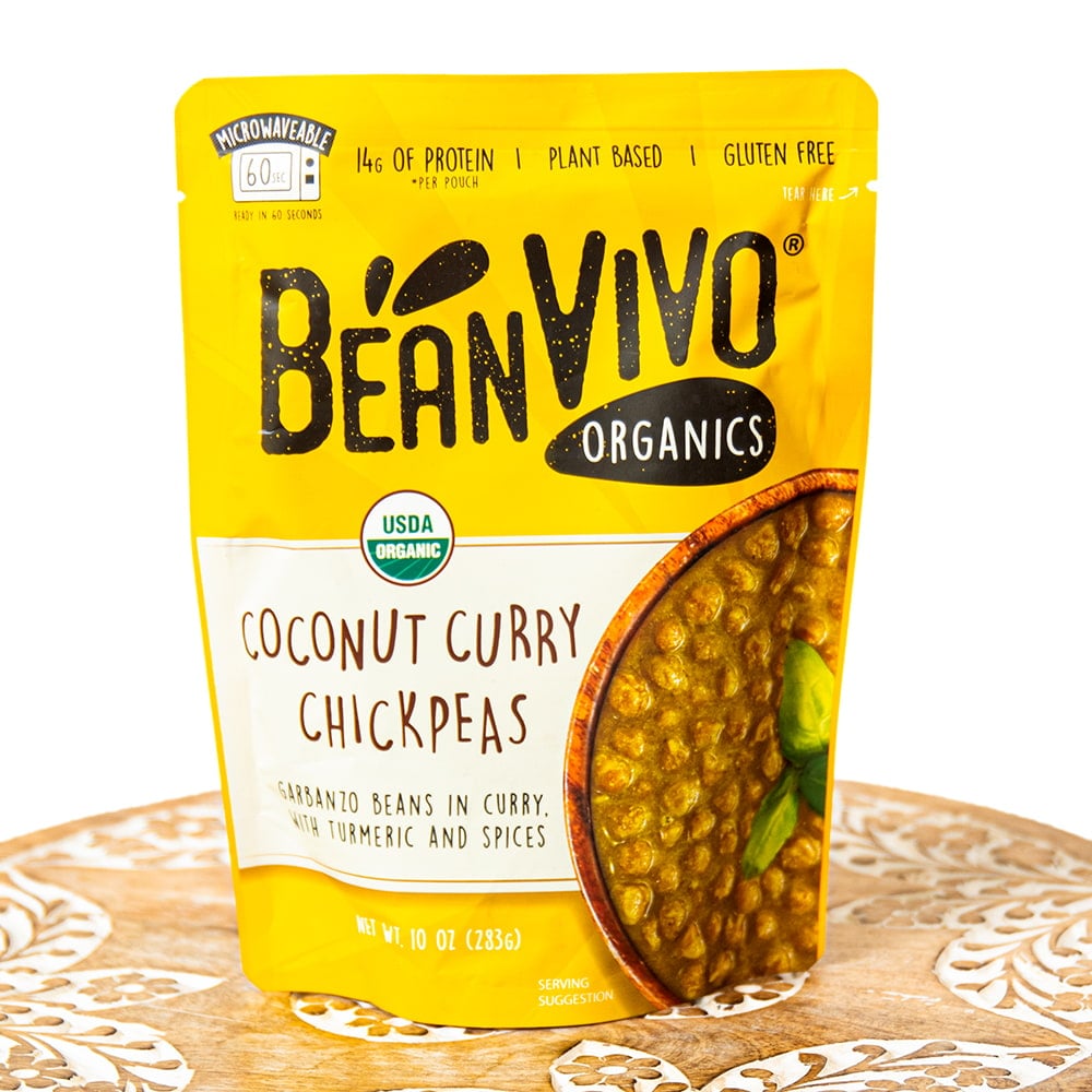2人前！】有機ひよこ豆のココナッツカレー　の通販　Bean　Vivo