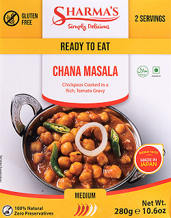 CHANA MASALA - チャナマサラ[SHARMA'S] - 280g 2人用(FD-INSCRY-354)