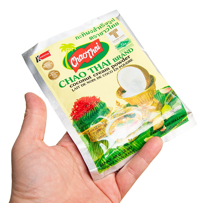 ココナッツクリーム パウダー 60g - Coconut Cream Powder【chao Thai】ココナッツミルクパウダー 3 - パッケージ写真です