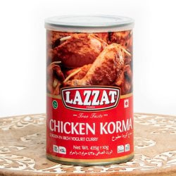 【2人前】 チキン・コルマ パキスタンの濃厚チキンカレー CHICKEN KORMA 【LAZZAT】 435g