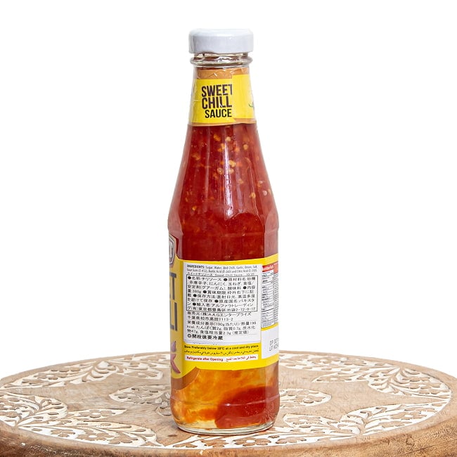甘辛スイートチリソース - Sweet Chilli Sauce 380g - 【LAZZAT】 2 - 裏面です。