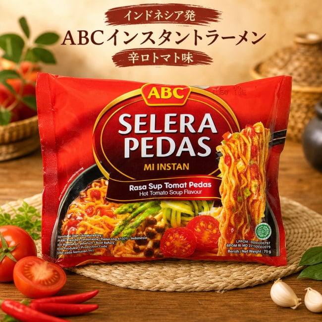 インドネシア料理,インドネシア,インスタント麺, オニオンチキン味,ハラル