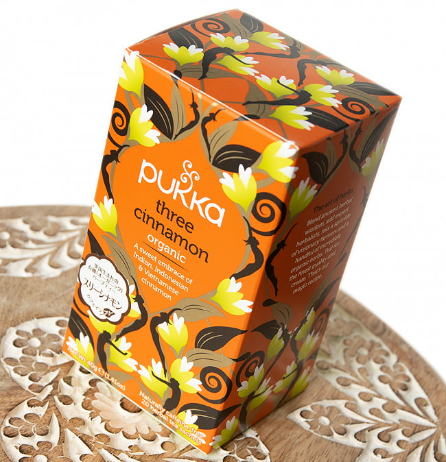 【PUKKA】three cinnamon - スリーシナモン - オーガニックハーブティー(カフェインフリー) 2 - 斜めから撮影しました