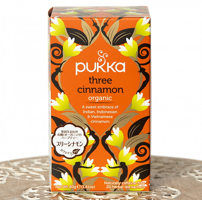 【PUKKA】three cinnamon - スリーシナモン - オーガニックハーブティー(カフェインフリー) の写真