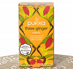 【PUKKA】three ginger - スリージンジャー - オーガニックハーブティー(カフェインフリー) の商品写真