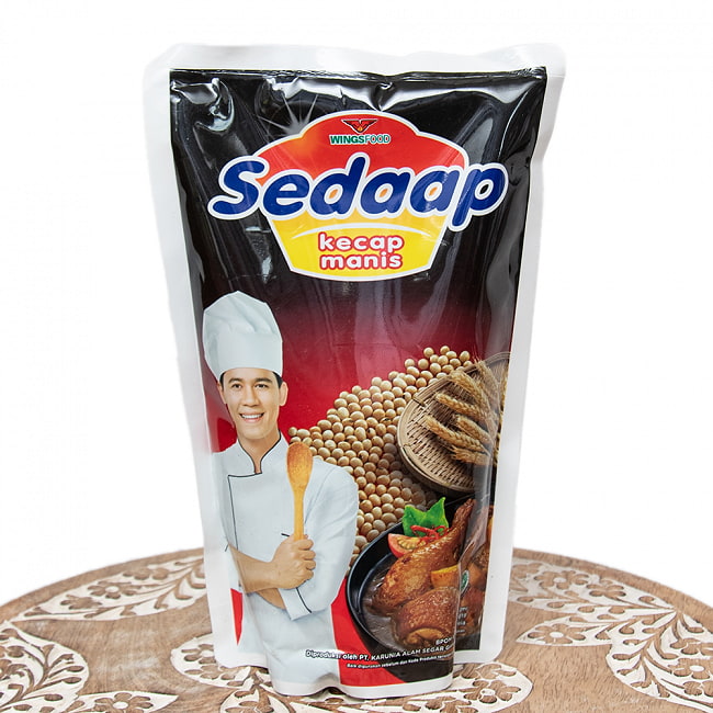 ケチャップマニス (甘口醤油) - Kecap Manis 【Sedaap】 詰替え用の写真1枚目です。パッケージケチャップマニス,甘醤油,ブラックソイソース,インドネシア,ハラル