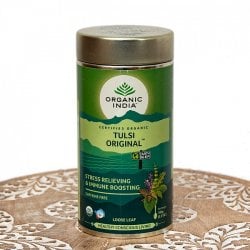 トゥルシーティ Tulsi Original 【Organic India】 缶入り茶葉100g