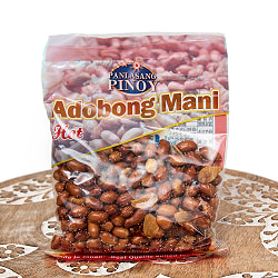 〔4個セット〕フィリピンのスナック アドボンマニ（ホット）  ニンニク風味のピリ辛揚げピーナッツ Adobong Maniの写真