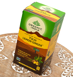トゥルシーティ　レモンジンジャー TULSI LEMON GINGER  (25包) 【Organic India】 - サブ2