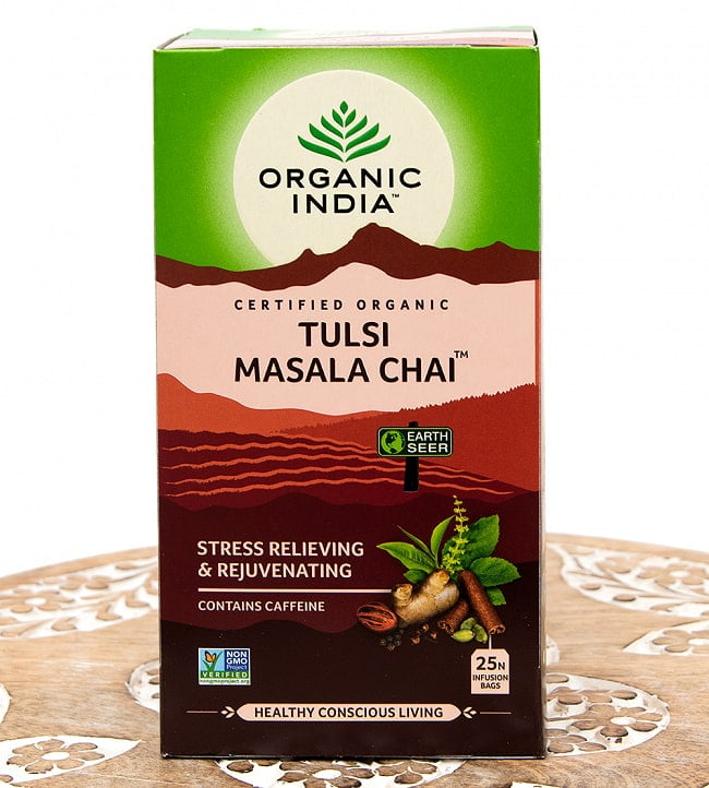 トゥルシーティ　 マサラチャイ MASALA CHAI(25包) 【Organic India】の写真