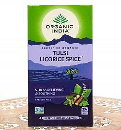 トゥルシーティ　 リコリス スパイス TULSI LICORICE SPICE(25包) 【Organic India】(FD-LOJ-588)