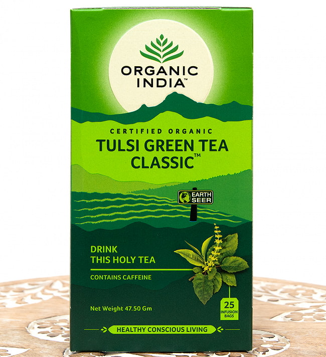 トゥルシーティ　 グリンティー クラッシック GREEN TEA CLASSIC(25包) 【Organic India】の写真