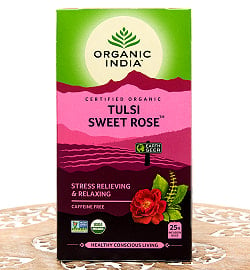 トゥルシーティ　 スイートローズ SWEET ROSE(25包) 【Organic India】(FD-LOJ-592)