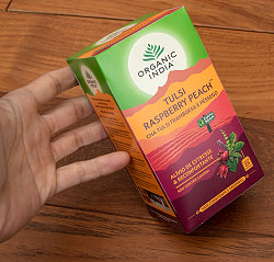 トゥルシーティ　 ラズベリーピーチ PASPBERRY PEACH(25包) 【Organic India】 - サブ4