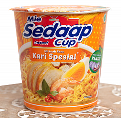 【6個セット】インスタント カップ ヌードル カレースペシャル味 - Mi Kuah Rasa Kari Special  【Mie Sedaap】 の写真