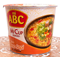 【ABC】Baso Sapi Cup  インスタントカッヌードル バソサピ味 ビーフ風味のスープの商品写真