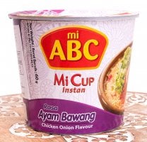 【ABC】Ayam Bawang Cup インスタントカップヌードル アヤムバワン味 玉ねぎの甘味とチキンのうまみのあるスープ
