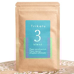 トリカットゥ ハーブパウダー Trikatu 3 blend 30g【石垣島アーユルヴェーダ農園 もだま工房】