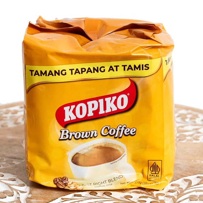 インスタントコーヒーミックスブラウン 10袋入【コピコ】 の写真コーヒー, インスタントコーヒー, 珈琲, インドネシア, 甘いコーヒー, アジア系コーヒー