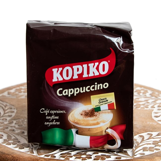 インスタントコーヒーミックス カプチーノ 10袋入【コピコ】 の写真コーヒー, インスタントコーヒー, 珈琲, インドネシア, 甘いコーヒー, カプチーノ, アジア系コーヒー