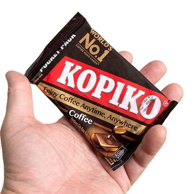 ブリスターパック コーヒーキャンディ【コピコ】  5 - これくらいのサイズ感です。
