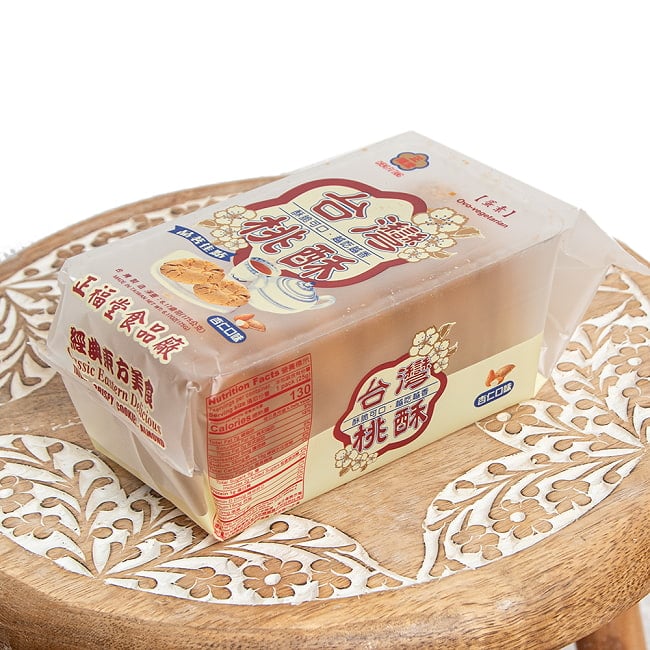 サクッ×ホロ 桃酥 (タォースゥー) クリスピークッキー アーモンド<br> 【正福堂 】 7枚入 2 - 台湾クッキーです