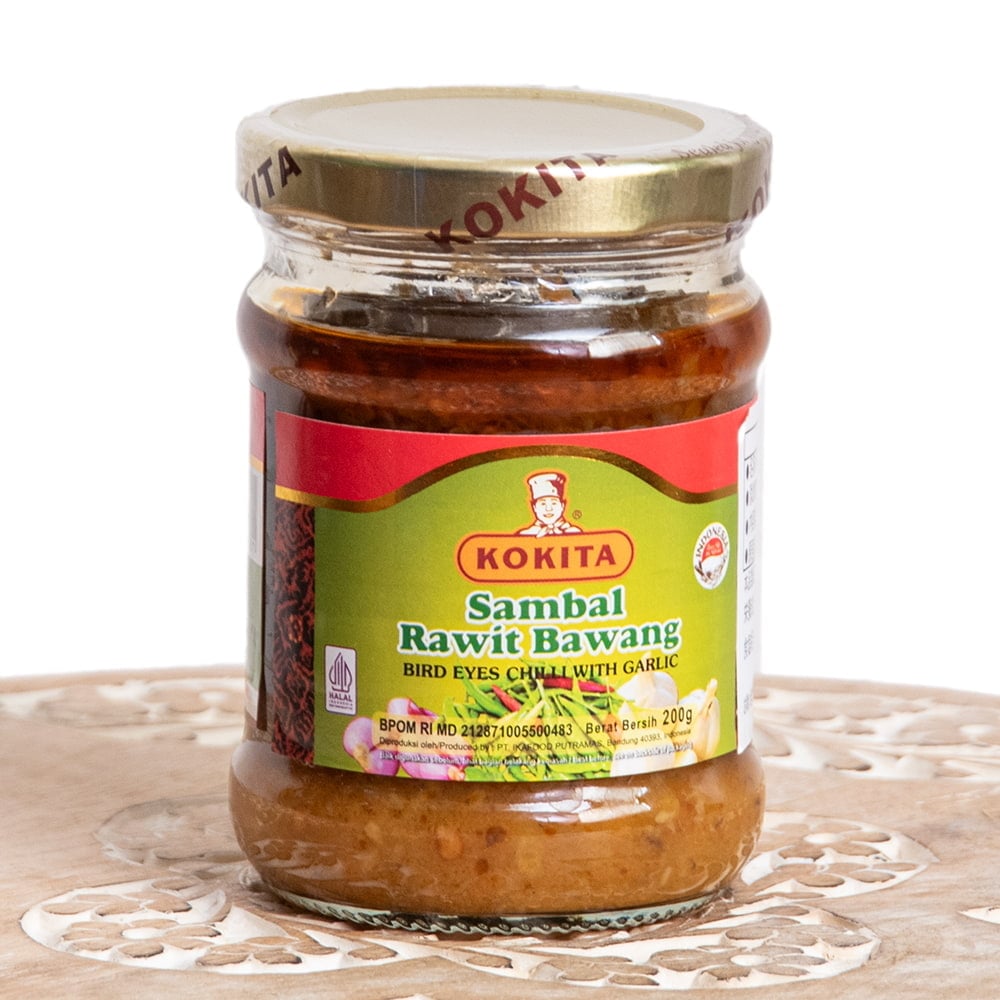 【KOKITA】 サンバルラウットバワン SAMBAL RAWIT BAWANG 200g1枚目の説明写真です