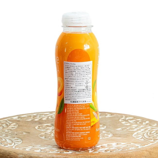ピーチティー TH true TEA - 350ml 2 - 裏面です。
