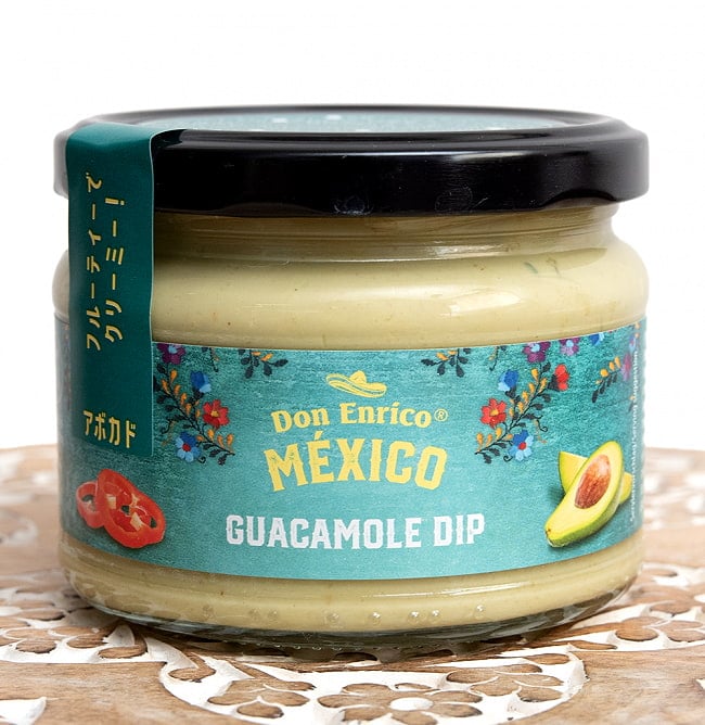 アボガド入りディップ（グアカモレ） - GOACAMOLE DIP 250g 【Don Enrico Mexico】の写真1枚目です。フルーティーでクリーミーなフルーティーでクリーミーなですワカモレ、ワカモーレ、ドンエンリコ,Don Enrico,メキシコ料理,中南米,タコス,サルサ,ディップ