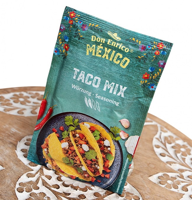 ドンエンリコ　タコシーズニングミックス - TACO MIX 27g 【Don Enrico Mexico】 2 - 斜めから撮影しました